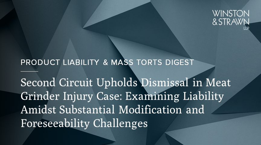 Second Circuit Upholds Dismissal in Meat Grinder Injury Case: Examining ...