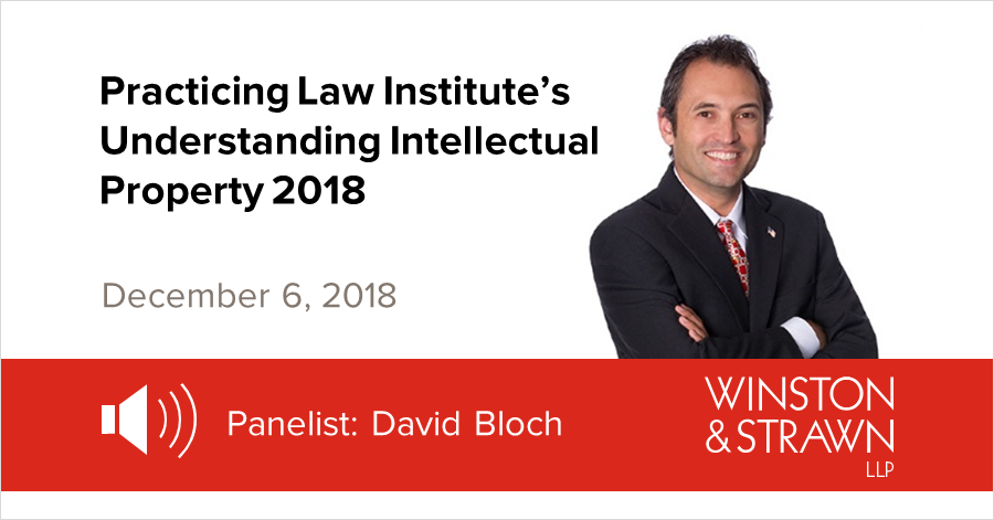 david bloch participates in practicing law institutes practicing law institute